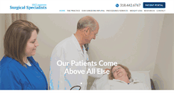 Desktop Screenshot of midlasurgical.com